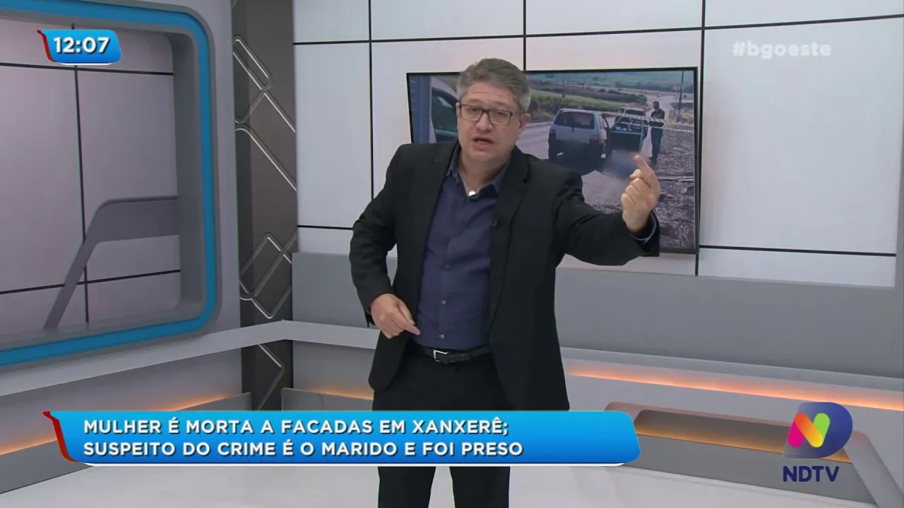 Mulher é morta a facadas em Xanxerê; suspeito do crime é o marido e foi preso
