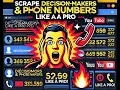 Scrape Decision Makers Phone Numbers Like a PRO with Python Selenium Bing