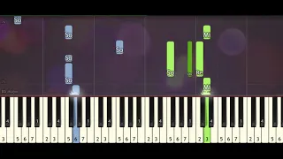 Download EXO (엑소) - The First Snow (piano tutorial) synthesia acoustic by Piano Sheet Music MP3