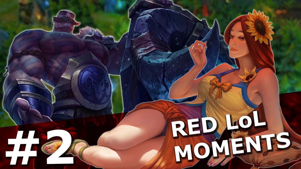 #2 RED LoL Moments - Leona Braum Bot OP