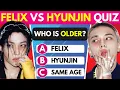Download Lagu FELIX vs HYUNJIN (STRAY KIDS) QUIZ: ❤️🖤Who Do You Know Better? | K-Pop Quiz Game 2025