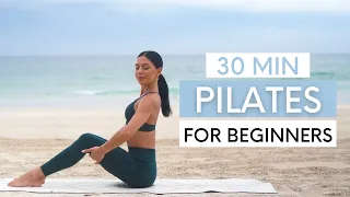 30 MIN FULL BODY WORKOUT At Home Beginner Pilates No Equipment 