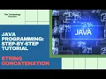 Java Tutorial String Concatenation