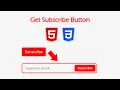 Subscribe To Newsletter Design with Animations using HTML CSS JavaScript