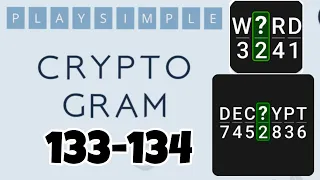 PlaySimple CRYPTOGRAM level 133 134