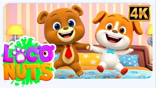 Five Little Babies Jumping on the Bed, पांच छोटे बच्चे, Fun Kids Cartoon & Hindi Rhyme