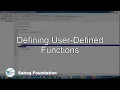 defining user-defined functions Computer Science Lecture Sabaq pk
