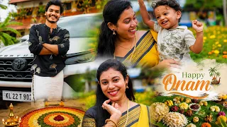 OUR ONAM CELEBRATION WITH FAMILY 😍