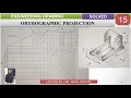 Engineering Drawing Orthographic Projections Problem 15 Learn with Nikhil