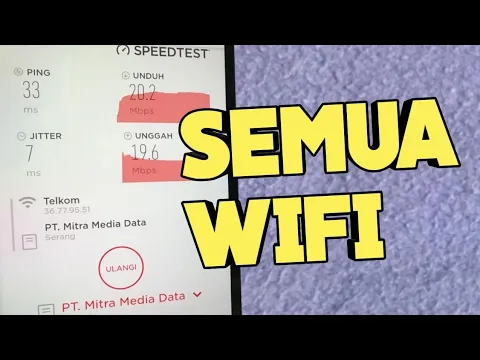 Cara Cek Kecepatan Wifi Tutorial Android