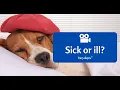 SICK or ILL? What's the difference?