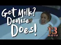 WJZ-TV Baltimore Denise Koch Takes A Milk Bath 11-7-80 WJZ 13