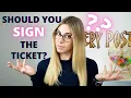 SHOULD YOU SIGN YOUR LOTTERY TICKET