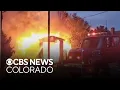 Colorado student athletes help move hoses during fire after hydrant found to be not working