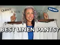 I Tested 4 Popular Linen Pants so YOU don t have to