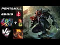 MID Zed vs Brand PENTAKILL - EU Grandmaster Patch 26 2