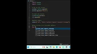 Vibrant Circular Art with Python Turtle Quick Code Tutorial