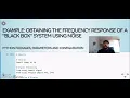 Multirate Signal Processing 03 Frequency Response - 03 Frequency Response using Noise