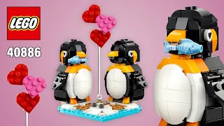 LEGO Penguins in Love (40886)[278 pcs] Step-by-Step Building Instructions @TopBrickBuilder