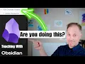 How I streamline organize my teaching with Obsidian