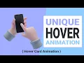 Create Unique Card Hover Effects Awesome Hover Animation