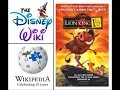Disney Wiki and English Wikipedia The Lion King 1 Detailed Simplified Cartoon Version