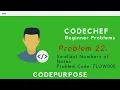 Problem 22 Smallest Number of Notes FLOW005 CodeChef Beginner C