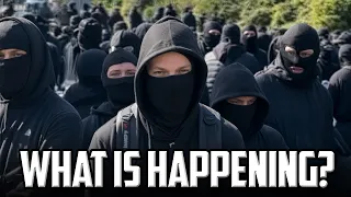Balaclava Protesters Take Over British Streets