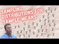 Sampling Distributions for Sample Means Explained AP Statistics Topic 4 1