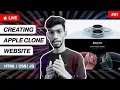 Creating a Website Clone Apple com with HTML CSS and JS