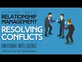 How to resolve conflicts EQ Masterclass Chapter 12