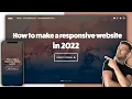 How to make responsive website using HTML CSS and Bootstrap in 2022 Code deploy