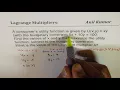 Lagrange Multiplier Equation for Two variable Optimization with One Budgetary Constraint