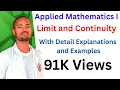 - Continuity For Mathematics I