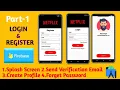 Register and login Using Firebase in Android Studio Part-1 Splash Screen and Email Verification