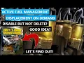 Disable Active Fuel Management Displacement on Demand Without A Delete Kit Good Idea