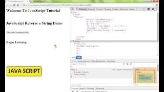 HOW TO REVERSE A STRING IN JAVASCRIPT DEMO