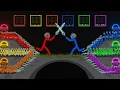 Download Lagu Stickman 3v3 Bridge Clash  ~ Future Ages Battle Fight