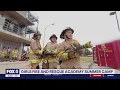 Campers start Girls Fire And Rescue Academy in Fairfax