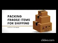 Garudavega Shipment Packing
