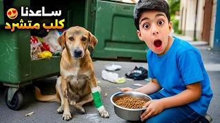 يزن لقى كلب ضايع بحاوية الزبالة ضياء وزين صارو يدوروا ع صاحبو النهاية صدمتنا زين وألفت 