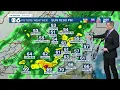 Hour-by-hour look at rain Sunday into Monday in Virginia