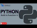 Built-in Functions in Python Part 5 Object Utility Functions Python Tutorial - Chapter 11