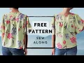 Basalie Flutter Sleeve Top Tiana s Closet Pattern Sewing Tutorial
