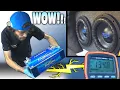 AWESOME Battery For Car Installs How To Get BETTER VOLTAGE LOUDER BASS w Cyber 6k Lithium