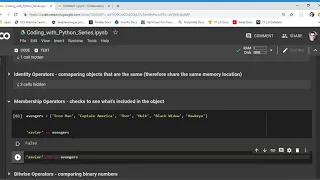 Python Lesson 4 Operators