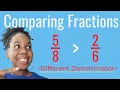 Compare Fractions with Different Denominators Teach Elementary Math