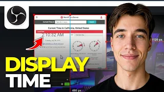 How To Show Current Time In OBS Studio Tutorial 2026