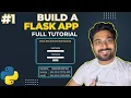 Build a Python Flask Web App with Database Integration Part 1 Beginner Project