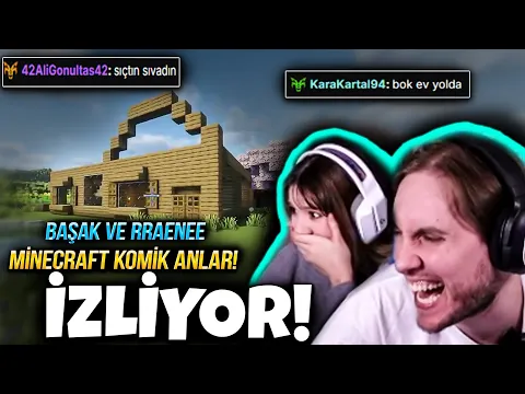 Video Thumbnail: RRaenee ve Başak KİCK CHAT İLE MİNECRAFT Editimi İzliyor!